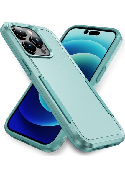 iPhone 15 Pro Pc+Tpu Şok Geçirmez Telefon Kasası Önleme Önleyici Geri Koruyucu Kapak (Yurt Dışından)