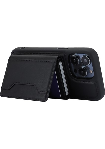 iPhone 15 Pro Max Telefon Kickstand Case, Çıkarılabilir Pop-Up Kart Tutucu ile Telefon Kapağı Rfıd Engelleme (Yurt Dışından) modelleri