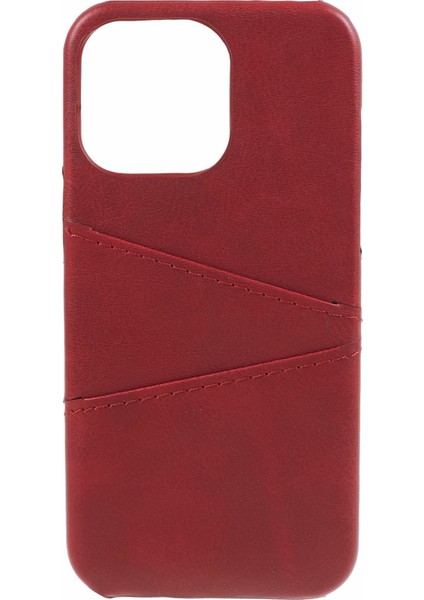 iPhone 15 Pro Max Shockproof Case Pu+Pc Telefon Kapağı 2 Kart Yuvaları Anti-Drop Telefon Kılıfı (Yurt Dışından) fiyatları