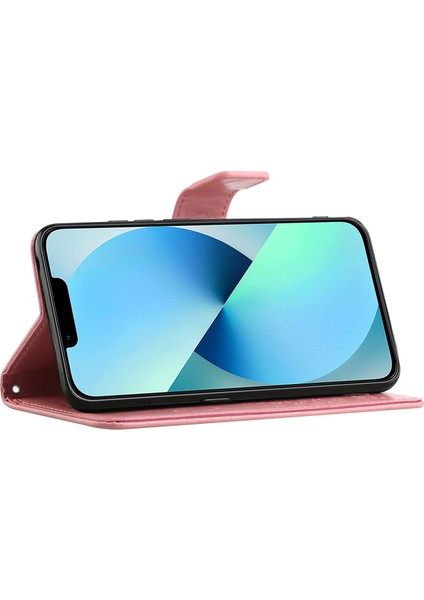 iPhone 15 Pro Max Telefon Cüzdan Kılıfı Pu Deri Stand Telefon Kapağı (Yurt Dışından)