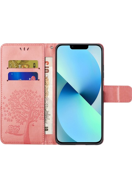 iPhone 15 Pro Max Telefon Cüzdan Kılıfı Pu Deri Stand Telefon Kapağı (Yurt Dışından)