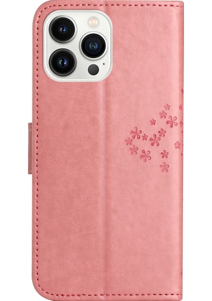 iPhone 15 Pro Max Telefon Cüzdan Kılıfı Pu Deri Stand Telefon Kapağı (Yurt Dışından)