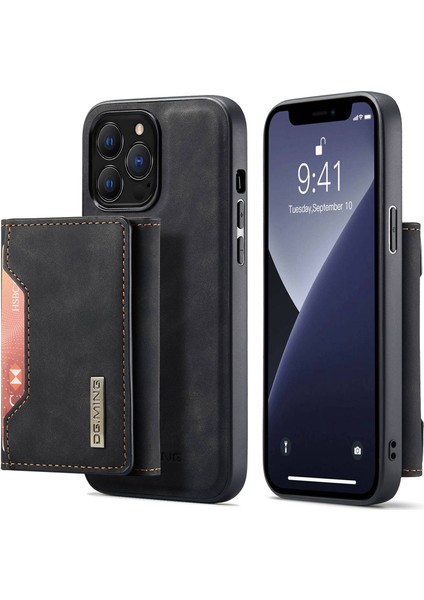 iPhone 15 Pro Max Shockproof Case Pu+Pc+Tpu Manyetik Cüzdan Telefon Kapağı Kickstand ile (Yurt Dışından)