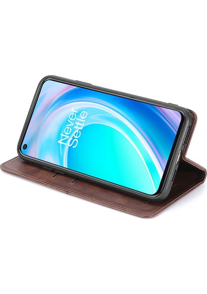 iPhone 15 Pro Max Cowhide Doku Telefon Kapağı Pu Deri Stand Kart Kart Yuvaları (Yurt Dışından)