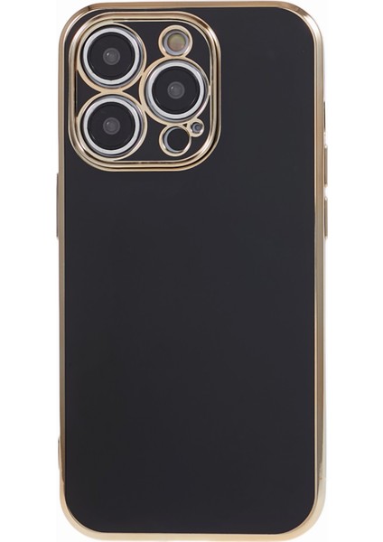 iPhone 15 Pro Max Yumuşak Tpu 6d Elektroklokal Kılıf Parlak Şok Geçirmez Koruyucu Telefon Kapağı (Yurt Dışından)