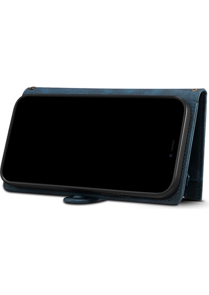 iPhone 15 Plus Cüzdan Deri Kılıfı, Zipper Cep Rfıd Engelleyen Telefon Stand Kapağı (Yurt Dışından) fiyatları