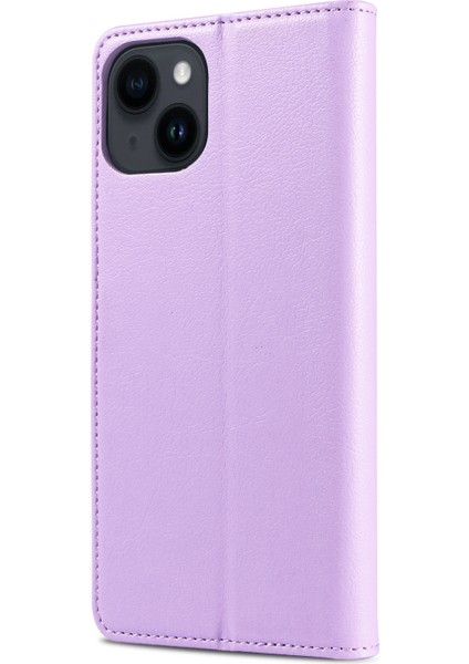iPhone 15 Plus Cüzdan Pu Deri Stand Kapağı Manyetik Kapatma Telefon Kılıfı (Yurt Dışından) indirimleri