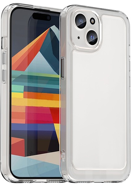 iPhone 15 Plus Şok Geçirmez Tpu Yumuşak Cep Telefonu Koruyucu Kapak Telefon Kasası (Yurt Dışından)