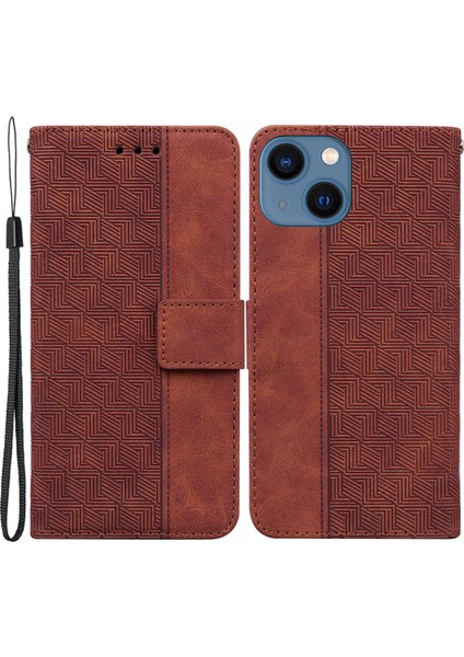 iPhone 15 Plus Anti Drop Pu Deri Cüzdan Stand Telefon Kabuğu Mobil Kılıf (Yurt Dışından)