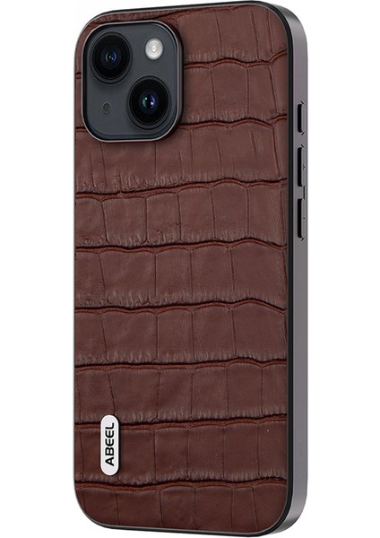 iPhone 15 Plus Telefon Kasası Cowhide Deri + Tpu + Pc Timsah Doku Kapağı (Yurt Dışından) fiyatları
