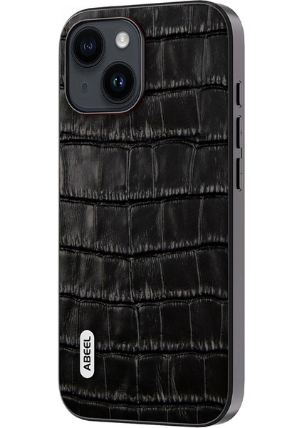 iPhone 15 Plus Telefon Kasası Cowhide Deri + Tpu + Pc Timsah Doku Kapağı (Yurt Dışından)