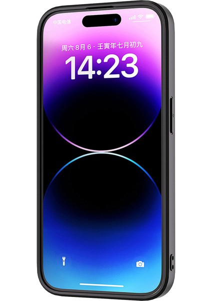 iPhone 15 Plus Telefon Kasası Cowhide Deri + Tpu + Pc Timsah Doku Kapağı (Yurt Dışından)