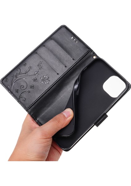 iPhone 15 Plus Pu Deri Cüzdan Kapak Cep Telefonu Kılıf Standı Kayış (Yurt Dışından) fiyatları