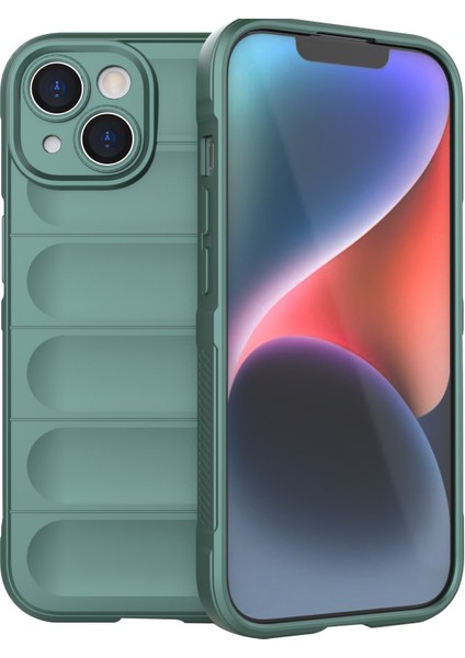 iPhone 15 Plus Sağlam Telefon Arka Kapak Toz Geçirmez Tpu Kılıf Anti-Damla Telefon Kabuğu (Yurt Dışından)