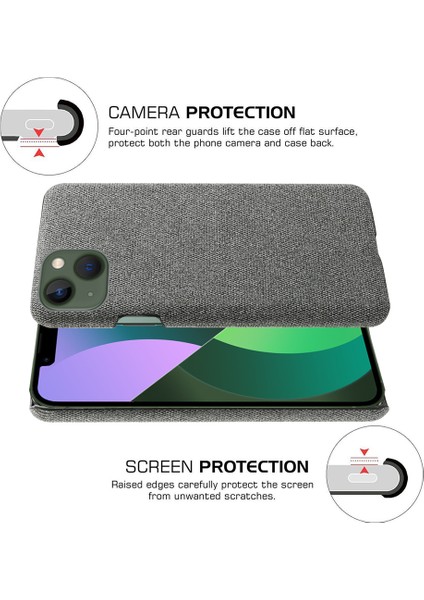 iPhone 15 Plus Constrion Anti Sabit Pc+Bez Telefon Kapağı Kabuğu Koruyucu Cep Telefon Kılıfı (Yurt Dışından) indirimleri