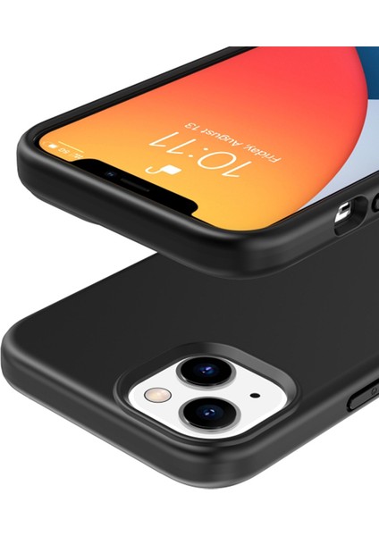 Tpu+Pc Kabuğu iPhone 15 Cilt Touch Telefon Kılıfı Kalınlaştırılmış Damla Koruma Telefon Kapağı (Yurt Dışından)