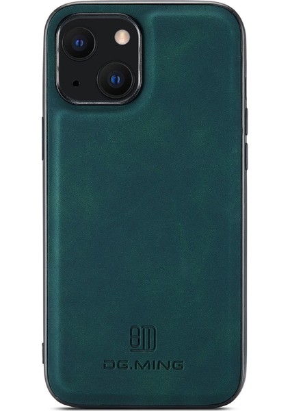 iPhone 15 Pc+Tpu+Pu Manyetik Cüzdan Telefon Kabuğu Anti-Drop Kickstand Case (Yurt Dışından)