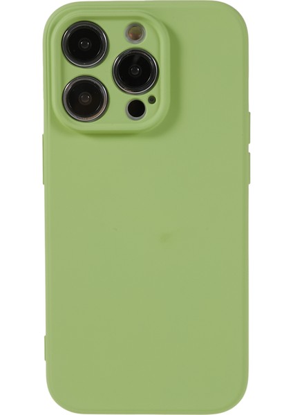 iPhone 15 Pro Yumuşak Tpu + Fiber Astar Telefon Kılıfı Telefon Kapağı Kauçuk Kaplama (Yurt Dışından)
