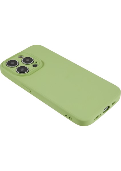 iPhone 15 Pro Yumuşak Tpu + Fiber Astar Telefon Kılıfı Telefon Kapağı Kauçuk Kaplama (Yurt Dışından)