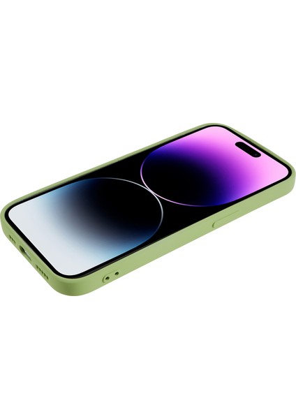 iPhone 15 Pro Yumuşak Tpu + Fiber Astar Telefon Kılıfı Telefon Kapağı Kauçuk Kaplama (Yurt Dışından)