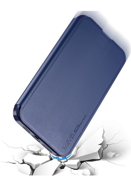 iPhone 15 Pro Shockproof Case Manyetik Kapatma Pu Deri Flip Telefon Kapağı Standlı (Yurt Dışından) indirimleri