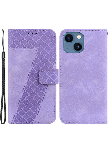 iPhone 15 Pro Ön Kara Çizelge Anti-Çizelge Cüzdan Telefon Kabuğu Pu Deri Telefon Kılıfı Stand Kapağı Kapak (Yurt Dışından)