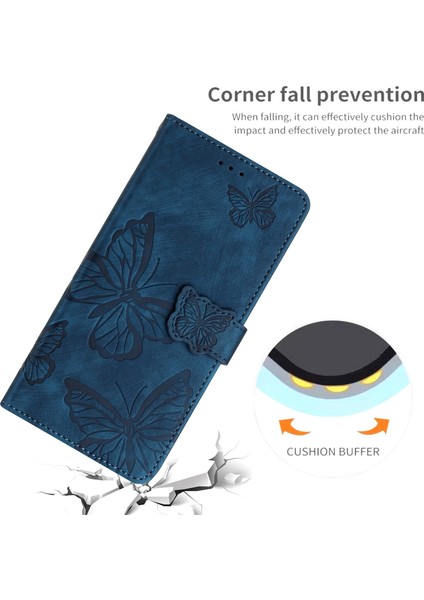 iPhone 15 Pro Phone Case Cilt Touch Pu Deri Cüzdan Kayış (Yurt Dışından) modelleri