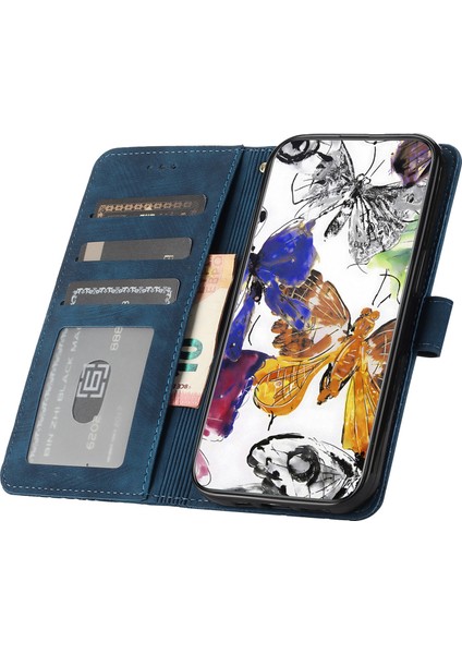 iPhone 15 Pro Phone Case Cilt Touch Pu Deri Cüzdan Kayış (Yurt Dışından) fırsatları