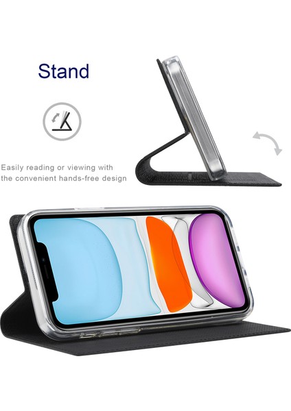 iPhone 15 Pro Max Kart Sahibi Telefon Kılıfı, Deri Telefon Kapağı Standı (Yurt Dışından) modelleri