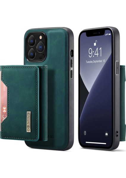 iPhone 15 Pro Max Shockproof Case Pu+Pc+Tpu Manyetik Cüzdan Telefon Kapağı Kickstand ile (Yurt Dışından)