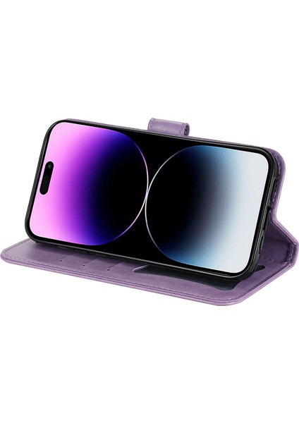 iPhone 15 Pro Max Stand Telefon Kılıf Cüzdan Tpu+Pu Deri Kapak Kabuğu (Yurt Dışından) modelleri