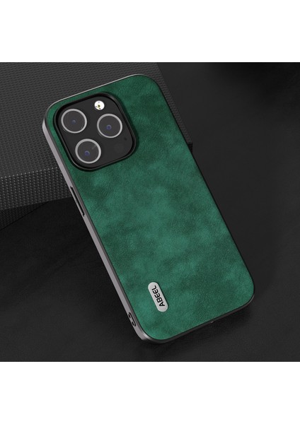 iPhone 15 Pro Max Telefon Kılıfı Dokulu Pu Deri Kaplamalı Pc+Tpu Güz Kanıtı Kabuğu (Yurt Dışından) fırsatları