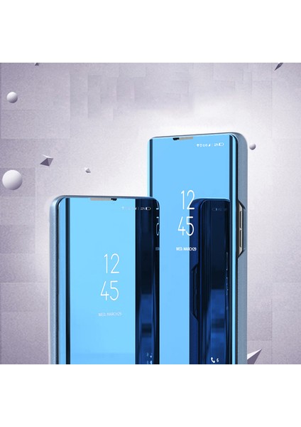 iPhone 15 Pro Max Pencere Elektruman Telefon Kılıfı Ayna Yüzey Deri Stand Kapağı (Yurt Dışından) modelleri