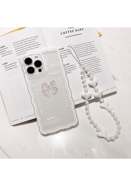 iPhone 12 Pro, Esnek Tpu Telefon Kapağı Bowknot Dekor Kabuğu Kayışlı Kristal Berraklığında Telefon Kasası (Yurt Dışından) indirimleri
