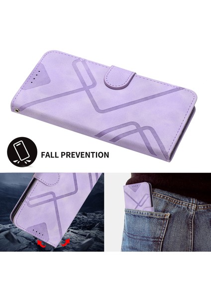 iPhone 15 Plus Anti Drop Deri Kılıf Baskılı Cüzdan Stand Telefon Kapağı (Yurt Dışından)