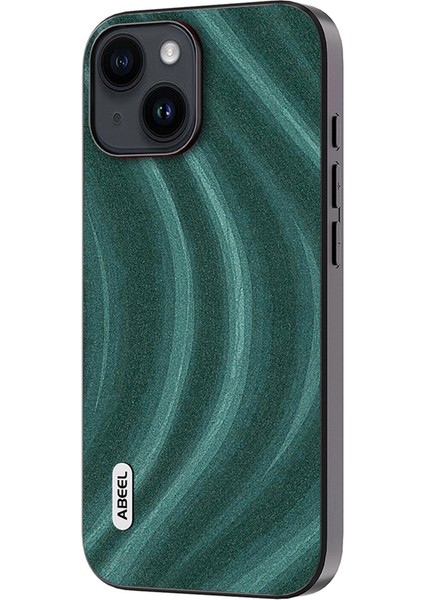 iPhone 15 Plus Deri Kaplama Telefon Kapağı Kıç Çizelge Önleyici Pc+Tpu Kılıfı (Yurt Dışından)