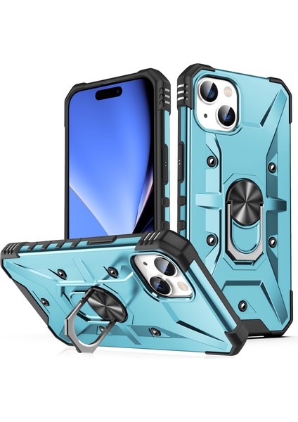 iPhone 15 Plus Kickstand Case Manyetik Araba Montajı Pc+ Tpu Telefon Kapağı (Yurt Dışından)