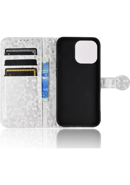 iPhone 15 Plus Pu Deri Anti-Damla Telefon Kasası Nokta Dot Baskılı Cüzdan Standı Kapağı (Yurt Dışından) fırsatları