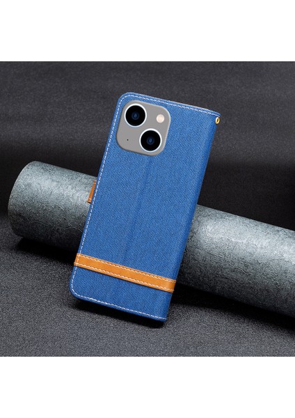iPhone 15 Plus Deri + Tpu Telefon Kılıfı Kot Cezası Ekleme Cüzdan Stand Anti-Çizelge Kapağı (Yurt Dışından) indirimleri