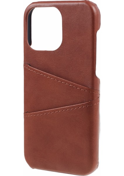 iPhone 15 Pro Max Shockproof Case Pu+Pc Telefon Kapağı 2 Kart Yuvaları Anti-Drop Telefon Kılıfı (Yurt Dışından) fırsatları