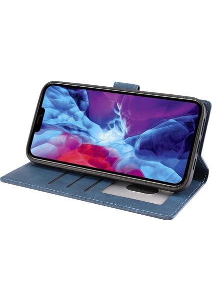 iPhone 15 Plus Slim Fit Cep Telefonu Kılıfı Manyetik Stand Cüzdan Pu Deri Telefon Kapağı Kayışlı (Yurt Dışından) modelleri