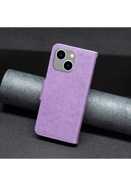 iPhone 15 Plus Anti Dust Stand Cüzdan Telefonu Flip Case Deri Kapak Kayış (Yurt Dışından) indirimleri