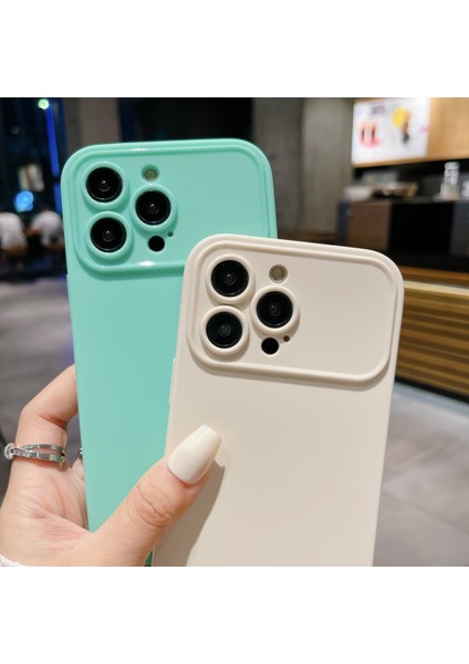 iPhone 15 Plus Çizgiye Karşı Slim-Fit Tpu Telefon Kasası Mat Koruyucu Cep Telefonu Kapağı (Yurt Dışından)