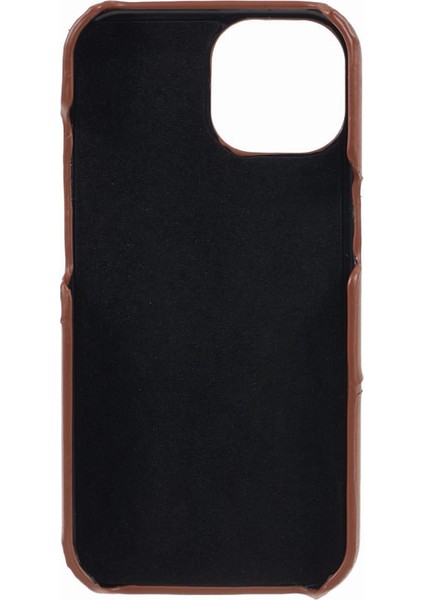 iPhone 15 Plus Deri Kaplamalı Pc Kapağı 2 Kart Yuvası ile Ön Anti Drop Telefon Kılıfı (Yurt Dışından) modelleri