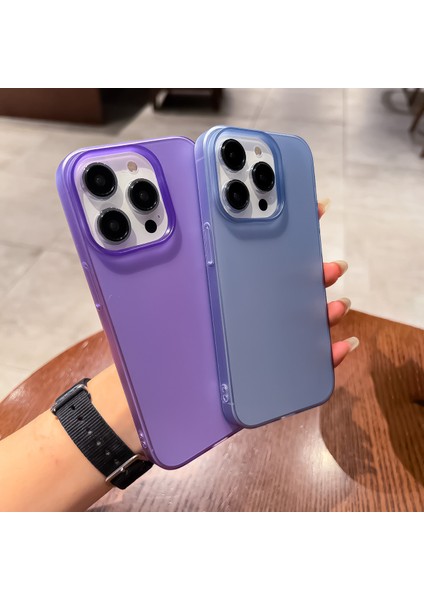 iPhone 15 Plus Şok Geçirmez Cep Telefonu Kasası Anti-Çizik Mat Pc Telefon Kapak Kabuğu (Yurt Dışından)