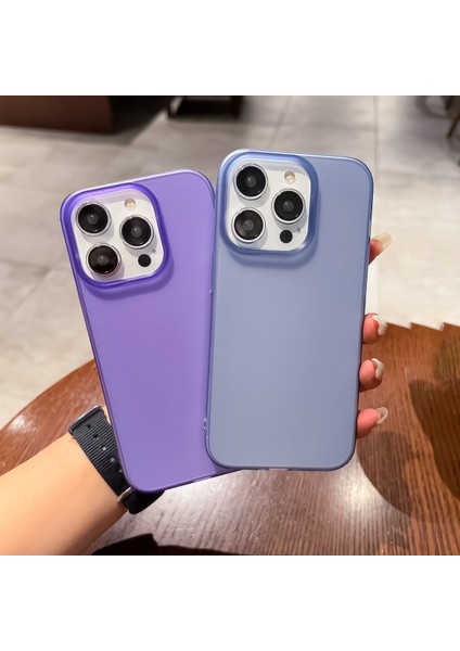 iPhone 15 Plus Şok Geçirmez Cep Telefonu Kasası Anti-Çizik Mat Pc Telefon Kapak Kabuğu (Yurt Dışından)