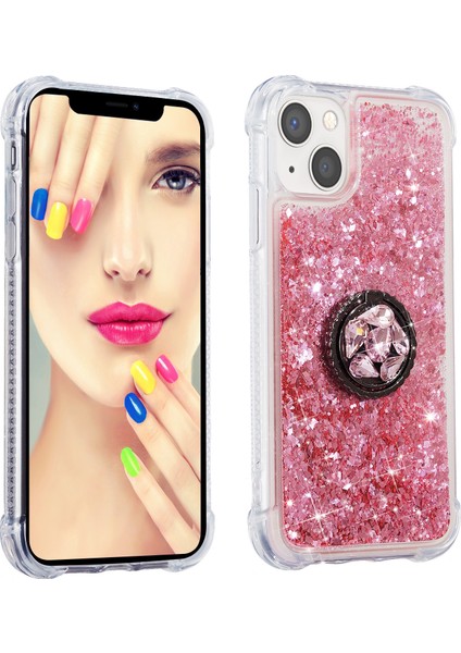 iPhone 15 Plus Tpu Telefon Vaka Halka Tutucu Kickstand Telefon Kapağı (Yurt Dışından) fiyatları
