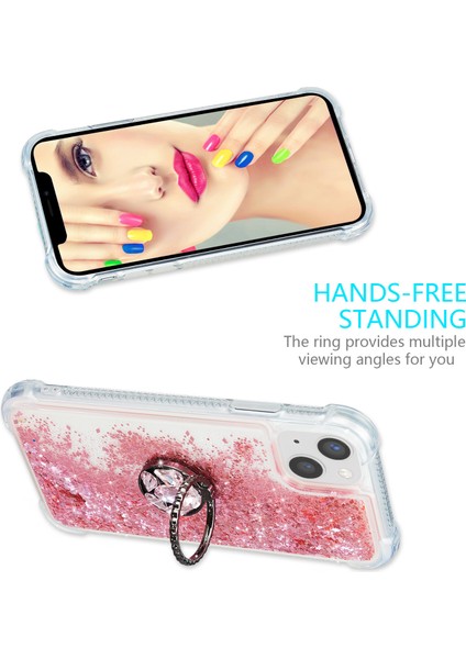 iPhone 15 Plus Tpu Telefon Vaka Halka Tutucu Kickstand Telefon Kapağı (Yurt Dışından) fırsatları