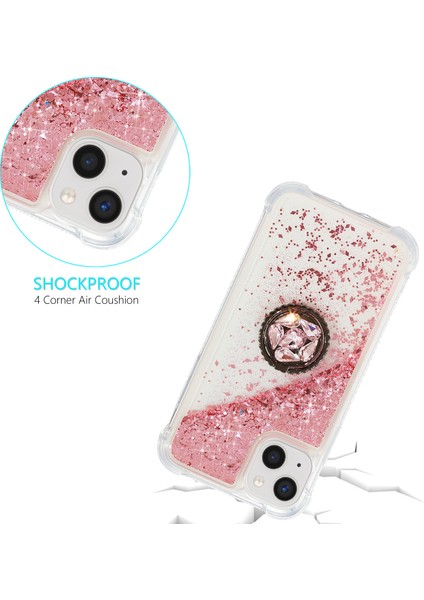 iPhone 15 Plus Tpu Telefon Vaka Halka Tutucu Kickstand Telefon Kapağı (Yurt Dışından) indirimleri