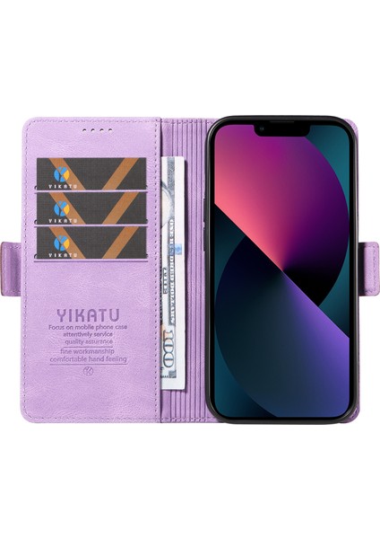iPhone 15 Cilt Touch Pu Deri Telefon Kılıfı Şok Geçirmez Cüzdan Stand Kapağı (Yurt Dışından) fiyatları